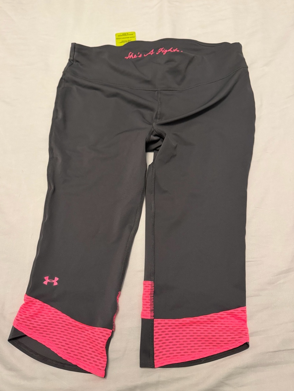 Under Armour Women’s Power of Pink Cropped Performance Leggings